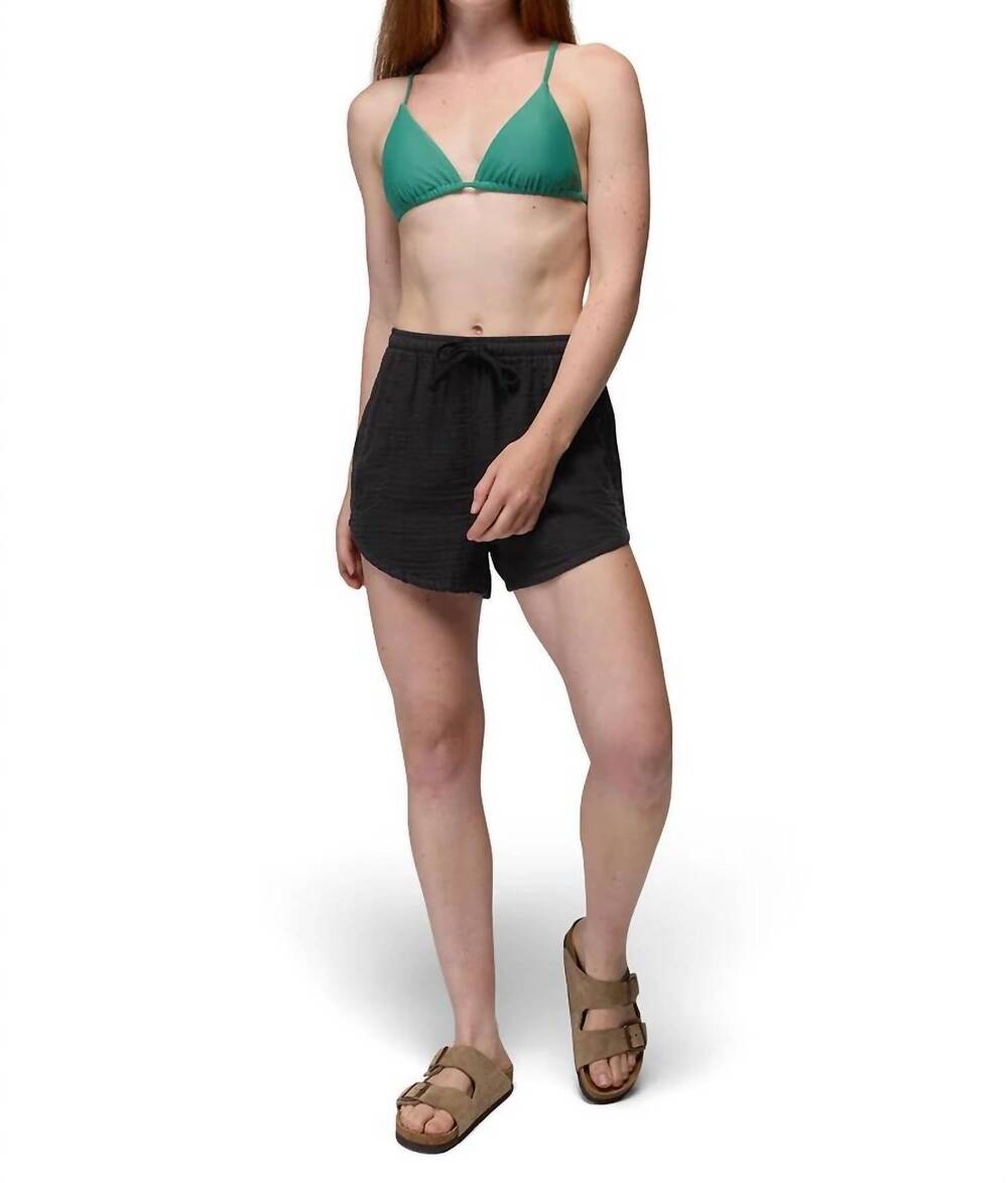 NEW PRANA hideaways e-waist short in black